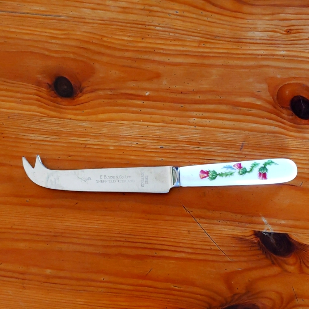 Antique Edwin Blyde & co Sheffield cheese knife